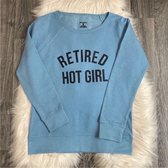 Gifted Apparel NYC Tops Retired Hot Girl Crewneck Long Sleeve
